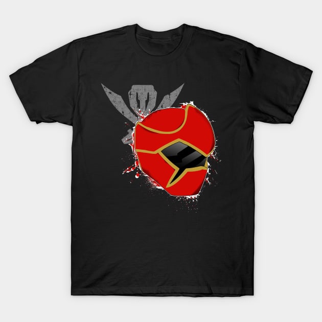 Gokai Red T-Shirt by Designsbytopher